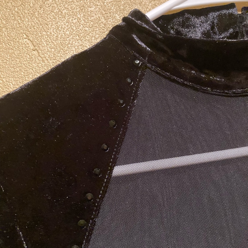 Velvet Long Sleeve Dress - Picture 5 of 14